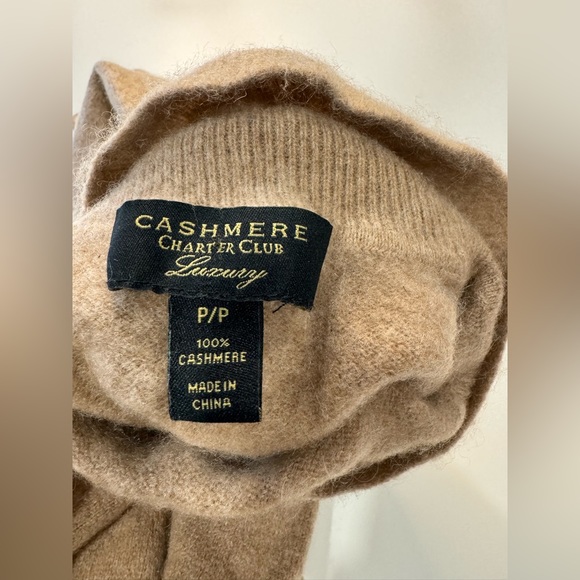 100% Cashmere Charter Club Turtle Neck Sweater - Picture 6 of 6